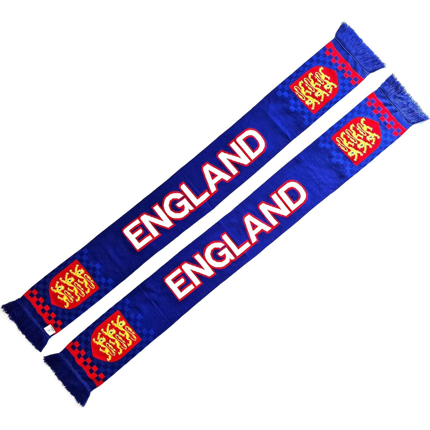 Bufanda de Fútbol Inglaterra HD Acrílica 142x18 cm