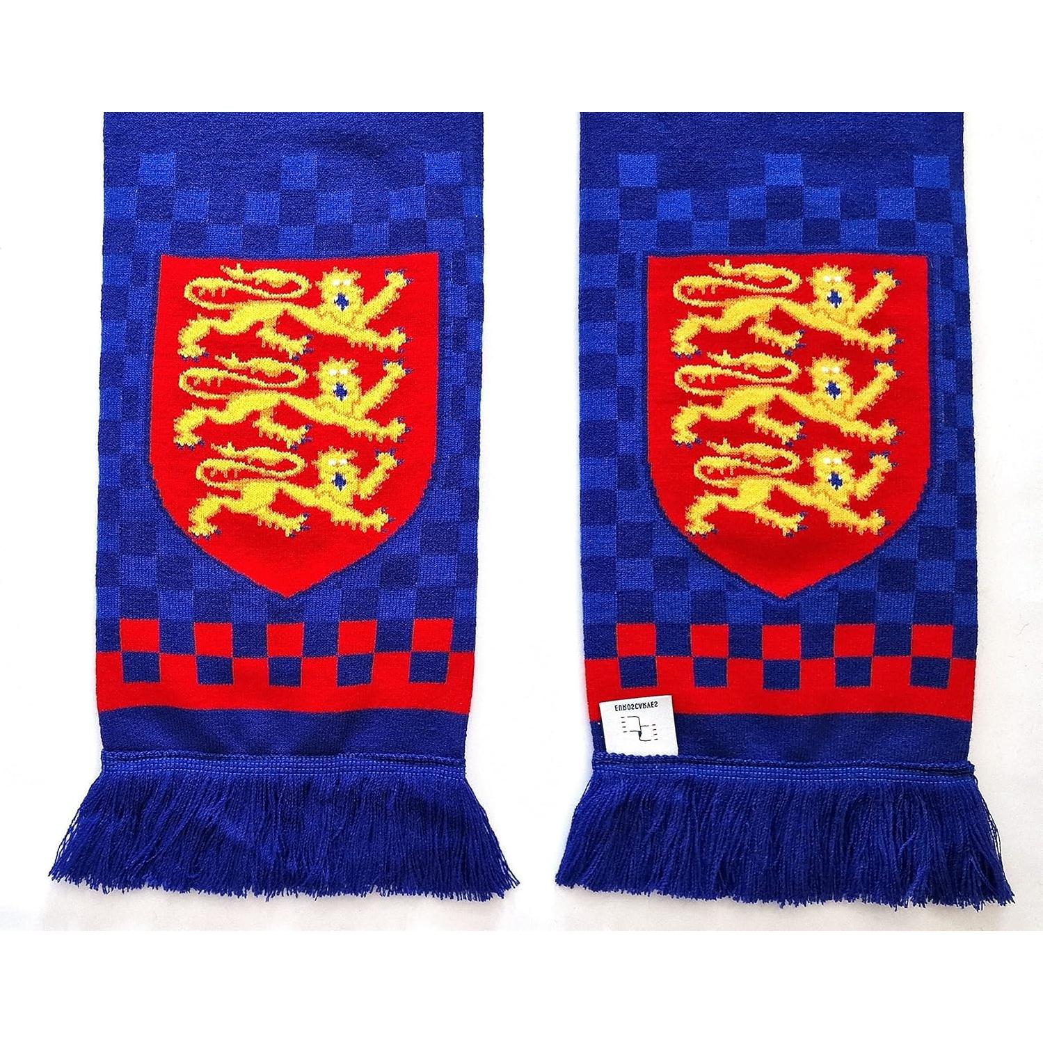 Bufanda de Fútbol Inglaterra HD Acrílica 142x18 cm