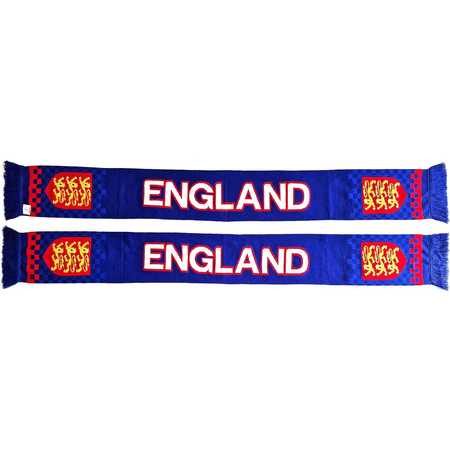 Bufanda de Fútbol Inglaterra HD Acrílica 142x18 cm