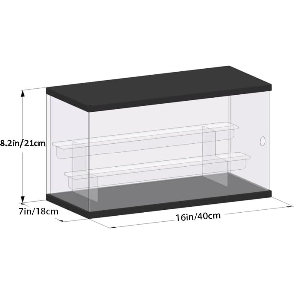 Caja de Exhibición Acrílica DuvinDD 3 Niveles 40x18x21cm