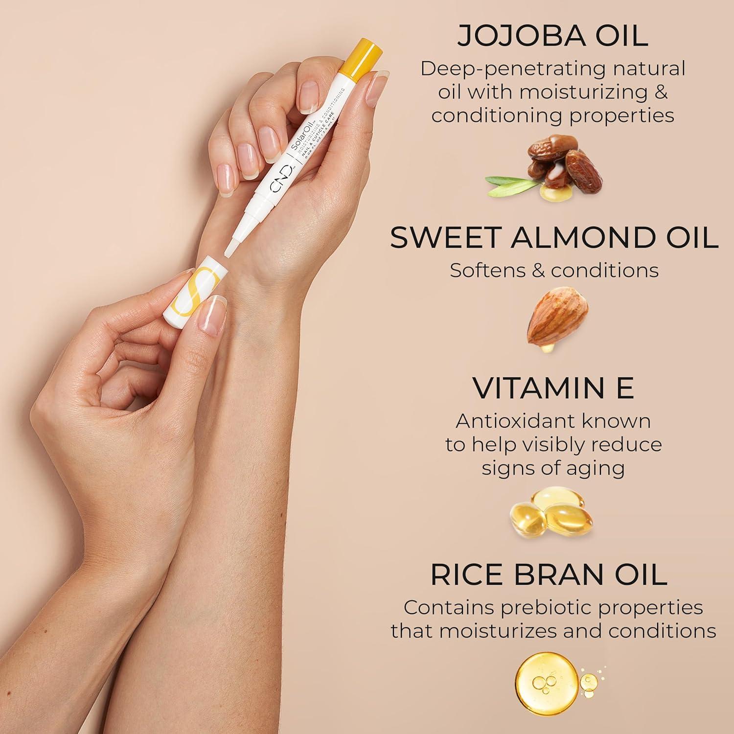 CND SolarOil y RescueRXx Bolígrafo Cutículas 13cm Hidratante