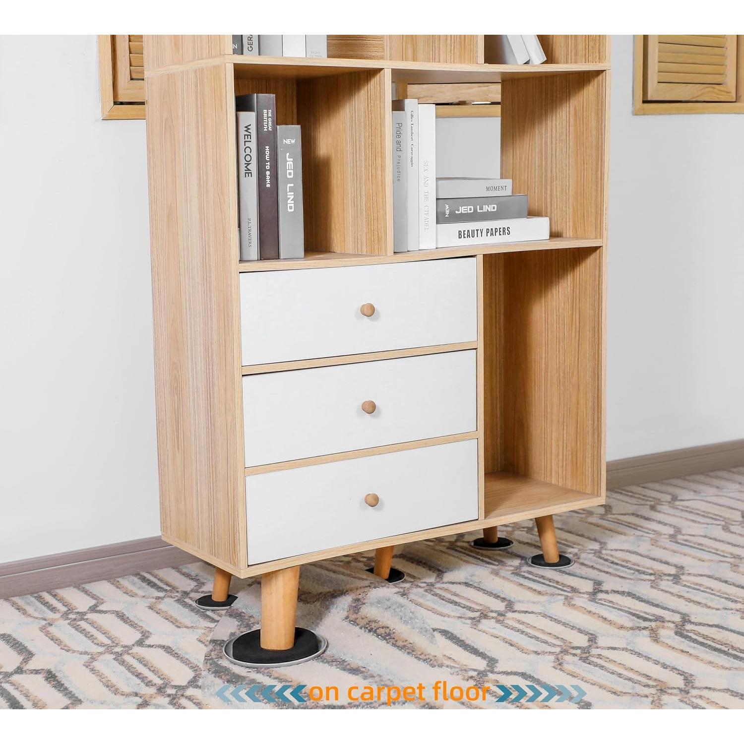 Deslizadores de Muebles para Alfombra Furnigear 8 PCS 8.9 cm