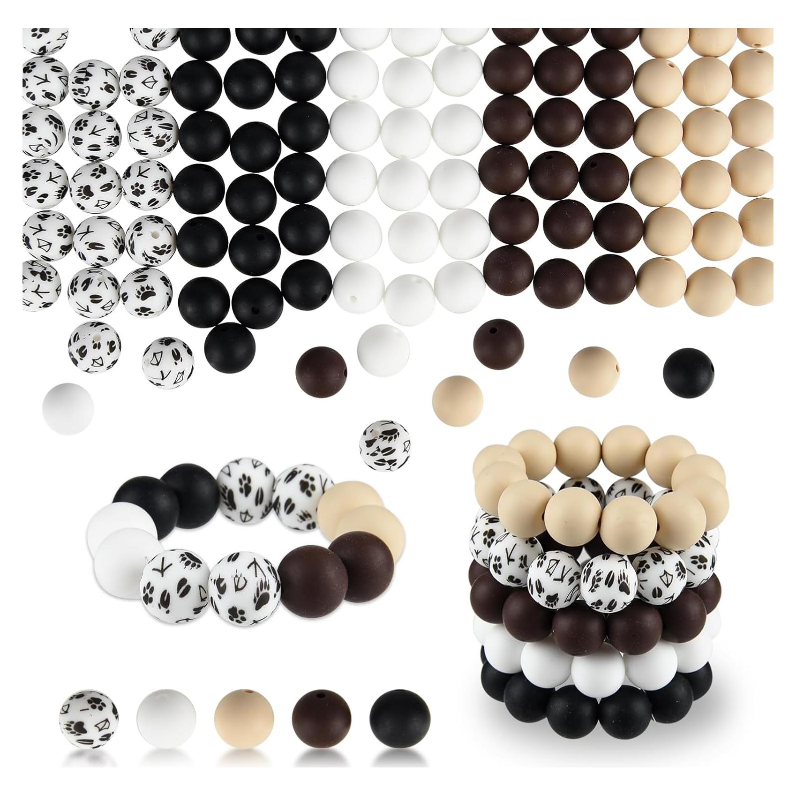 Perlas de Silicona ASTARON 100 Pcs 15mm para Manualidades