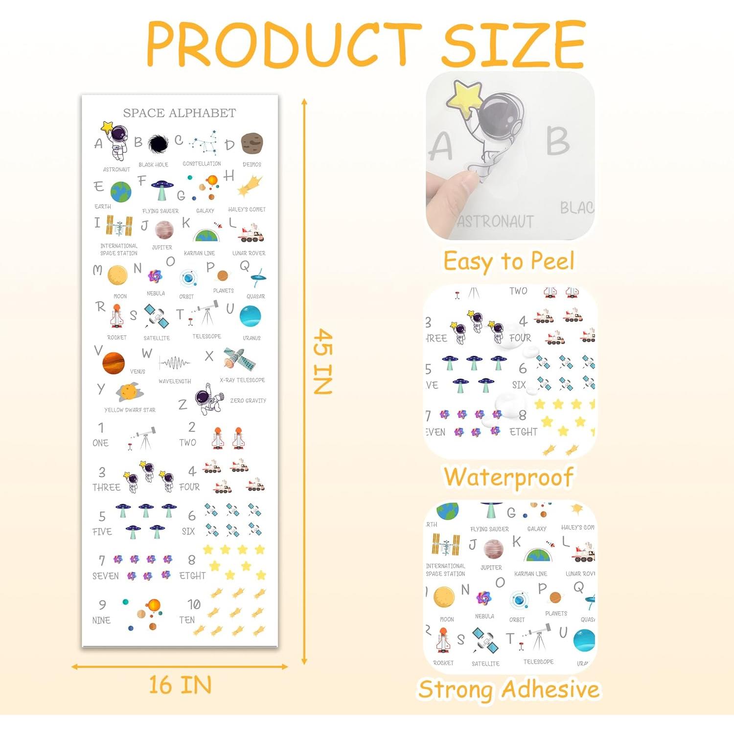 Calcomanías de Pared Astronauta Xendelow 40.6x114.3cm