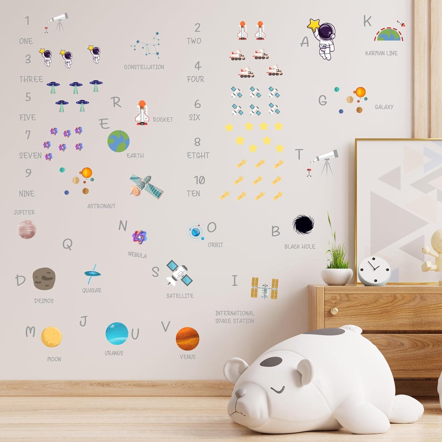 Calcomanías de Pared Astronauta Xendelow 40.6x114.3cm