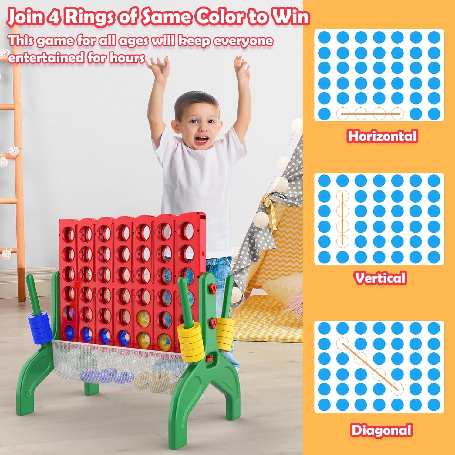 Juego 4 en 1 Aywewii para Niños y Adultos - 56.83x54.86 cm