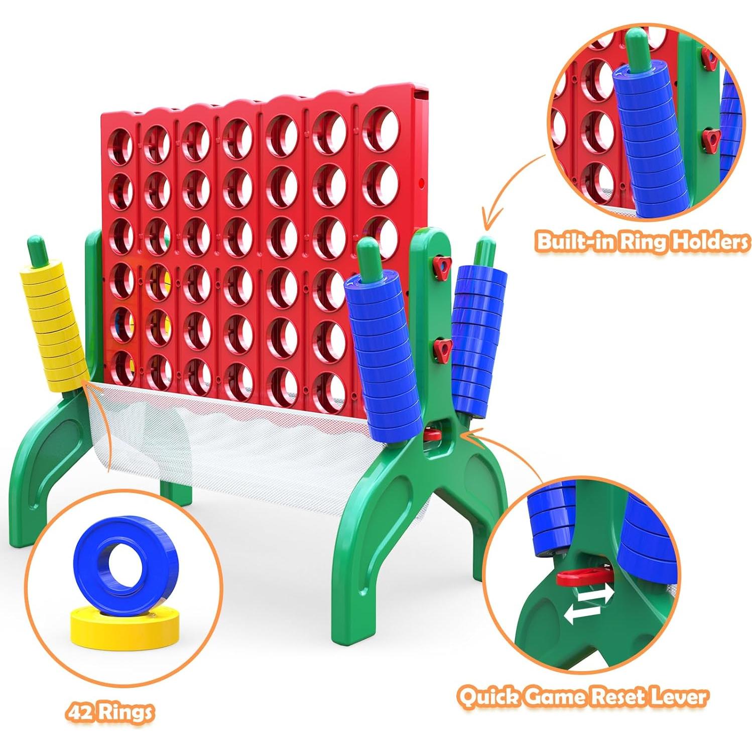 Juego 4 en 1 Aywewii para Niños y Adultos - 56.83x54.86 cm