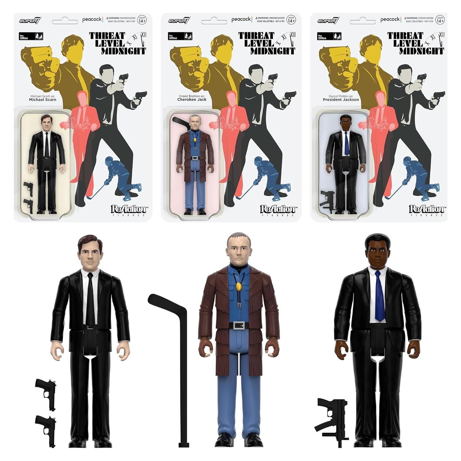 Figuras de Acción Super7 La Oficina - Michael Scarn y Amigos