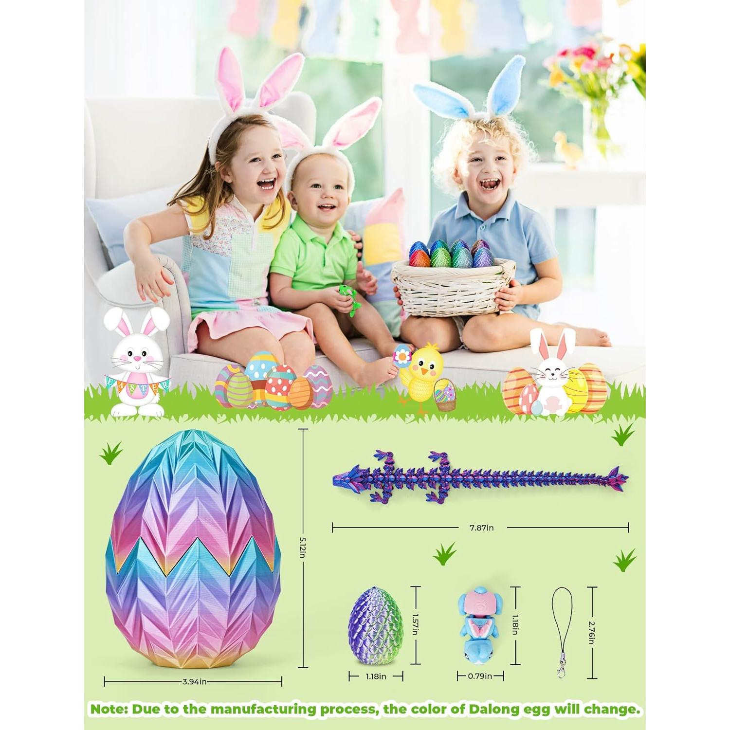 18 Piezas Huevos de Dragón Sorpresa Eisfiel - Juguetes 3D