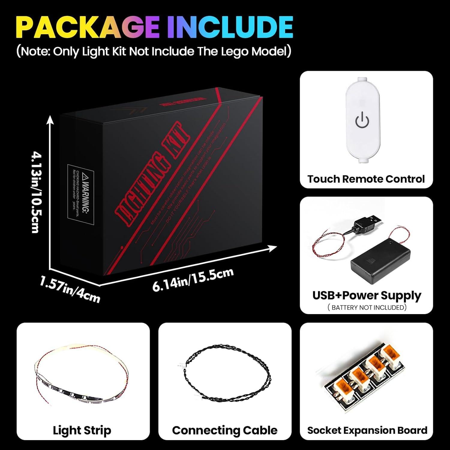 Kit de Luz LED Hilighting para Lego Sherlock Holmes Book Nook