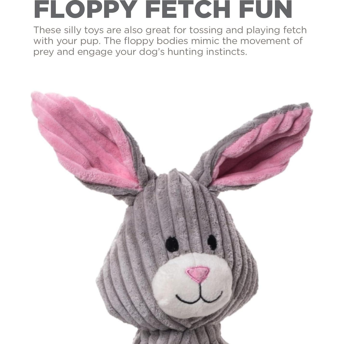 Juguete de Tirar de Peluche Outward Hound Conejo 40.9cm