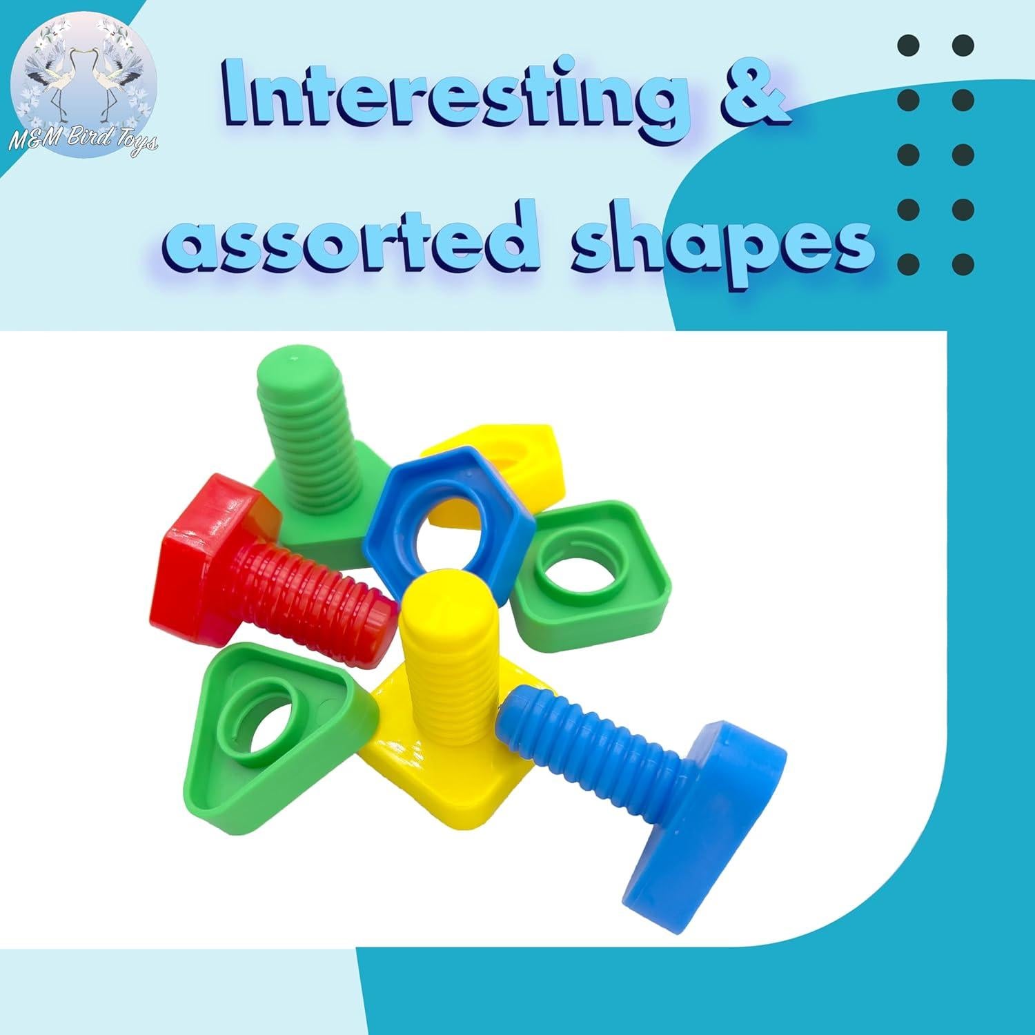 Juguetes Interactivos para Pájaro M&M Bird Toys Pk4