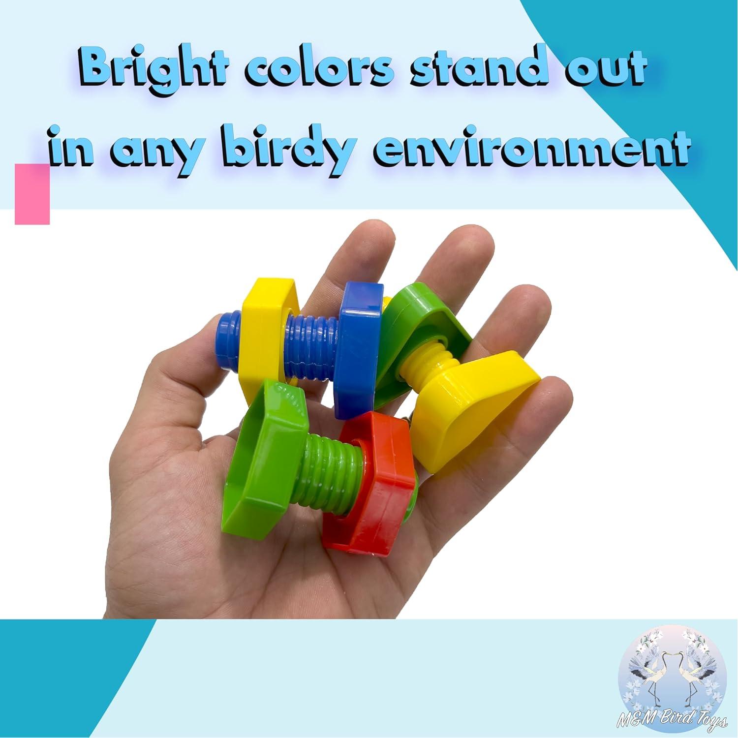 Juguetes Interactivos para Pájaro M&M Bird Toys Pk4