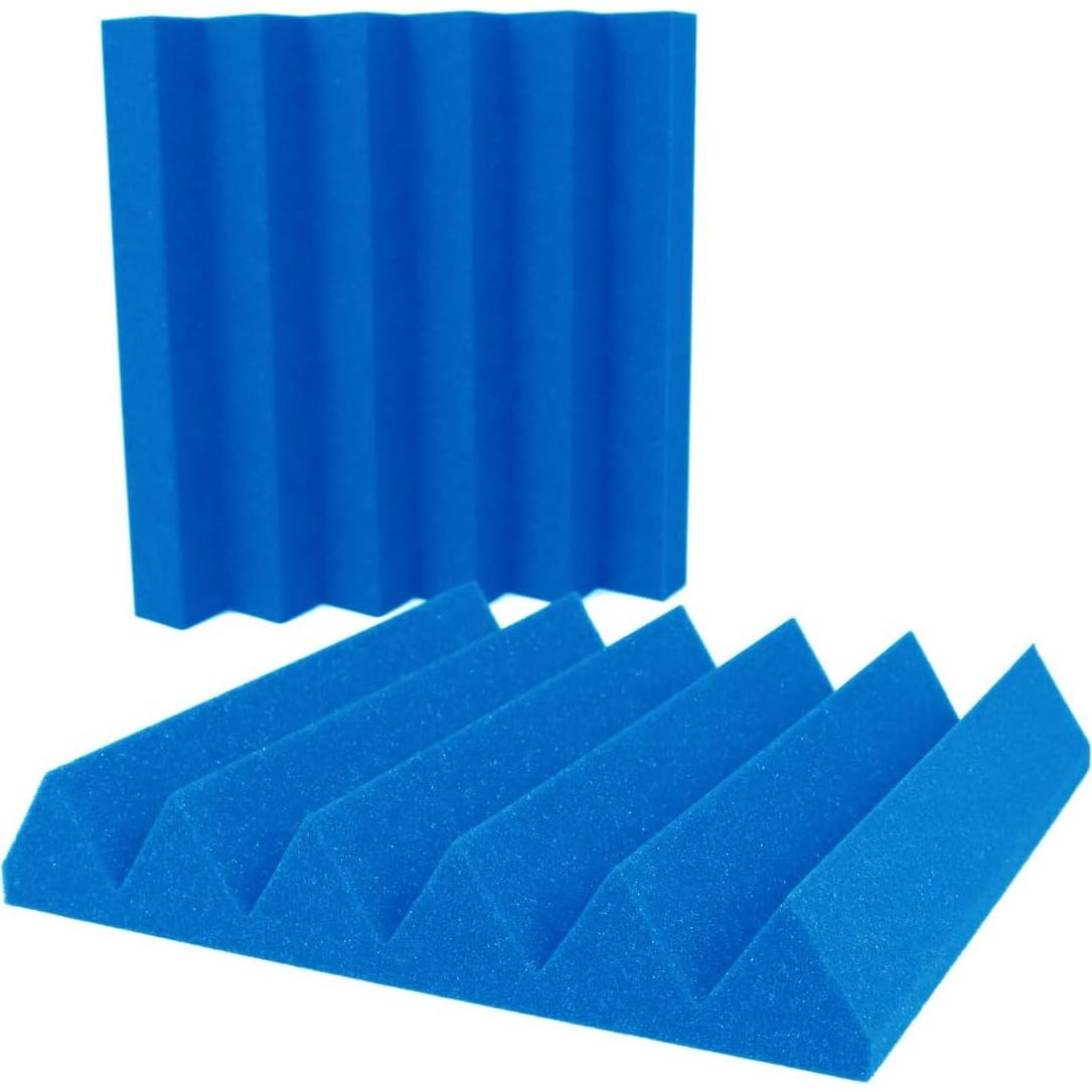 Paneles Acústicos Foam Factory 24 Pack Wedge 30.48 cm Azul