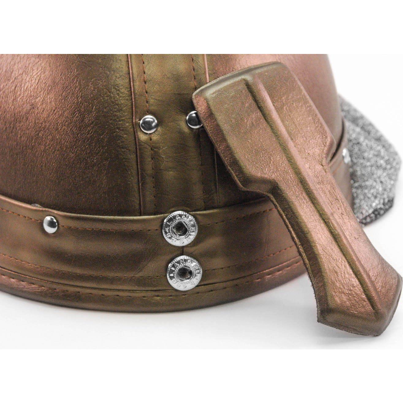 Casco de Caballero Grim Reapers con Drapeado y Protector Nasal