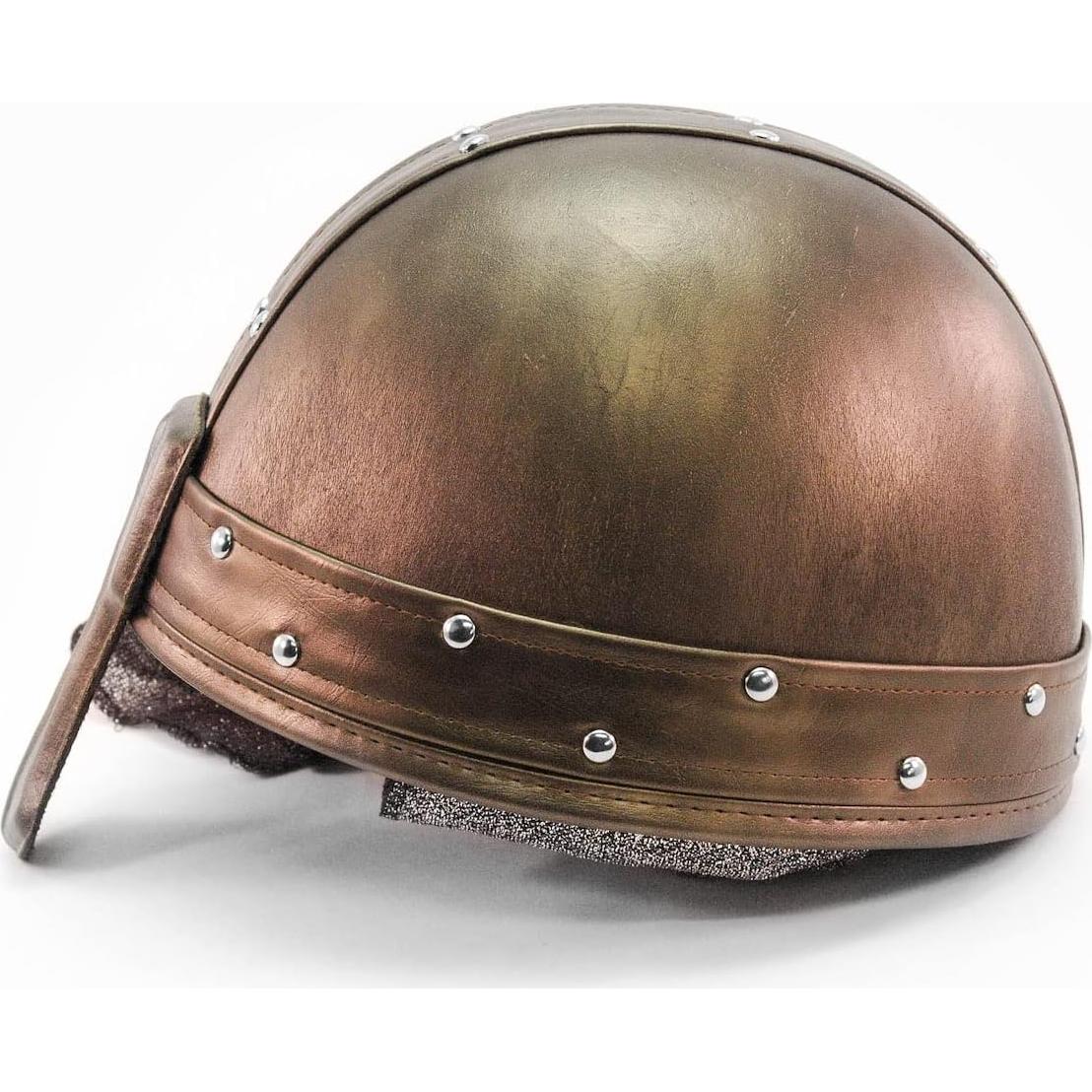 Casco de Caballero Grim Reapers con Drapeado y Protector Nasal