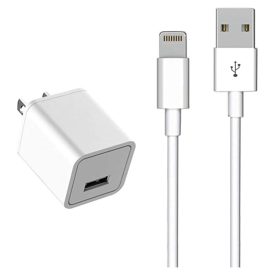 Cargador de Pared Spater con Cable Lightning 1.52m Carga Rápida