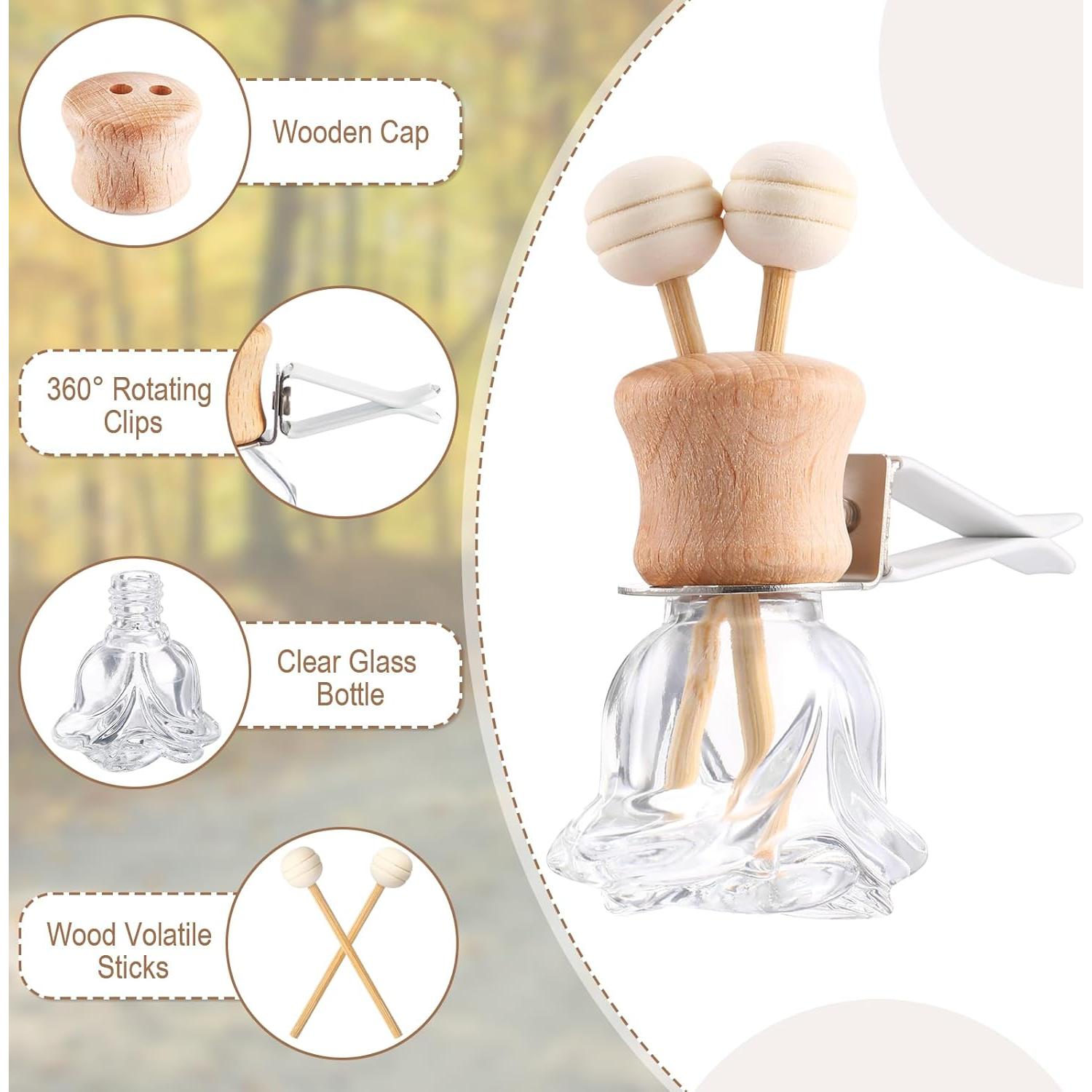 Difusores de Aceite Esencial Zubebe 30 Piezas con Clip