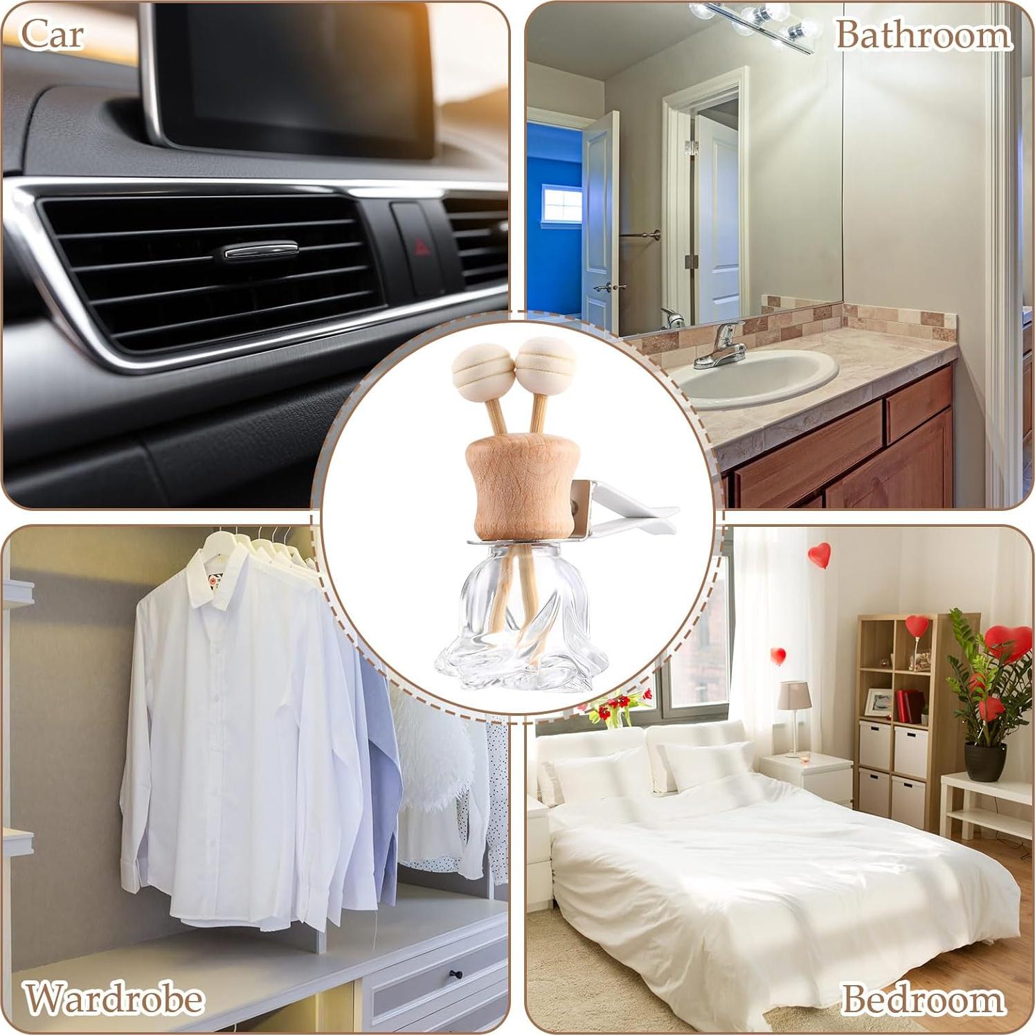 Difusores de Aceite Esencial Zubebe 30 Piezas con Clip