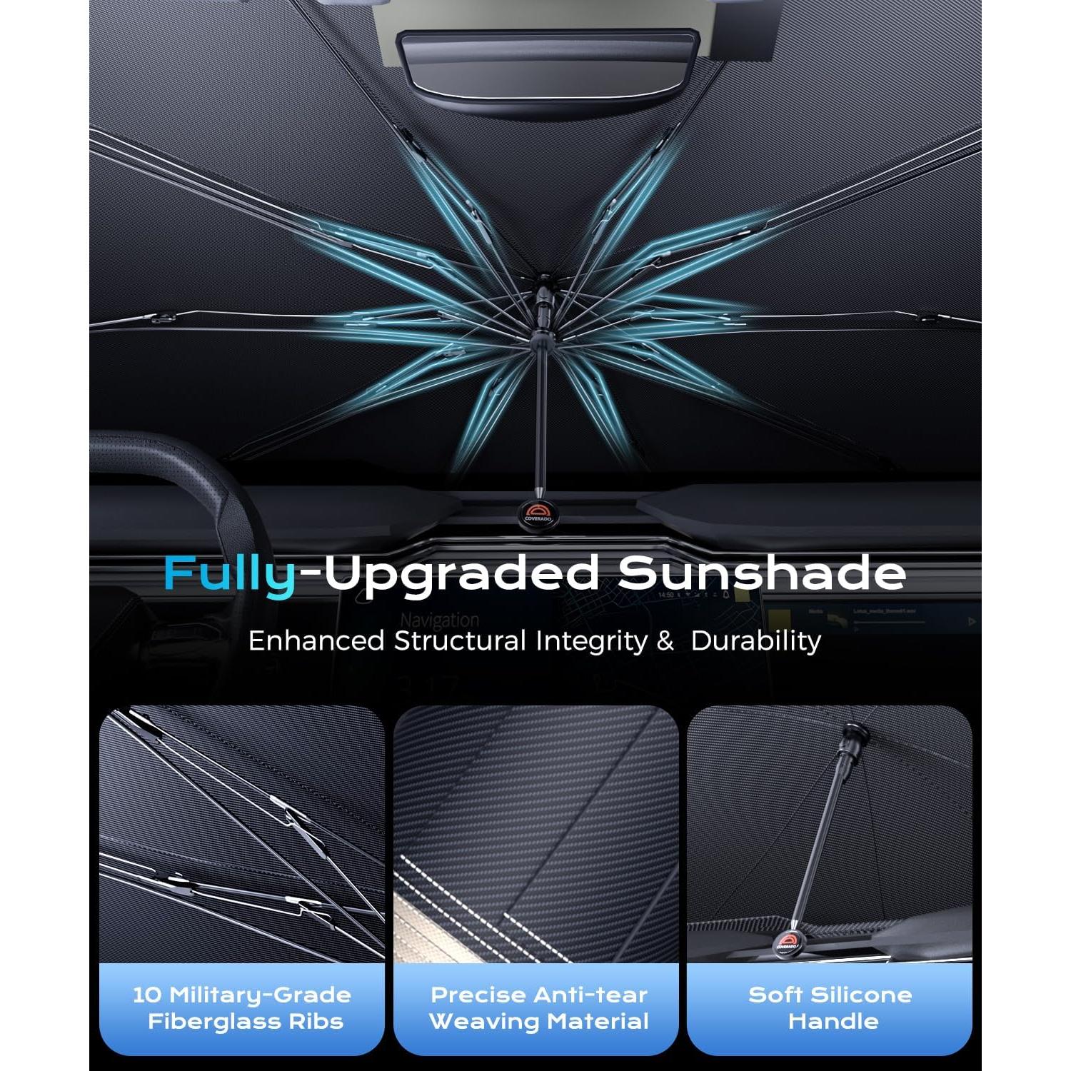 Sombra para Parabrisas Coverado CWSunshade001 M 145x81cm UPF80+