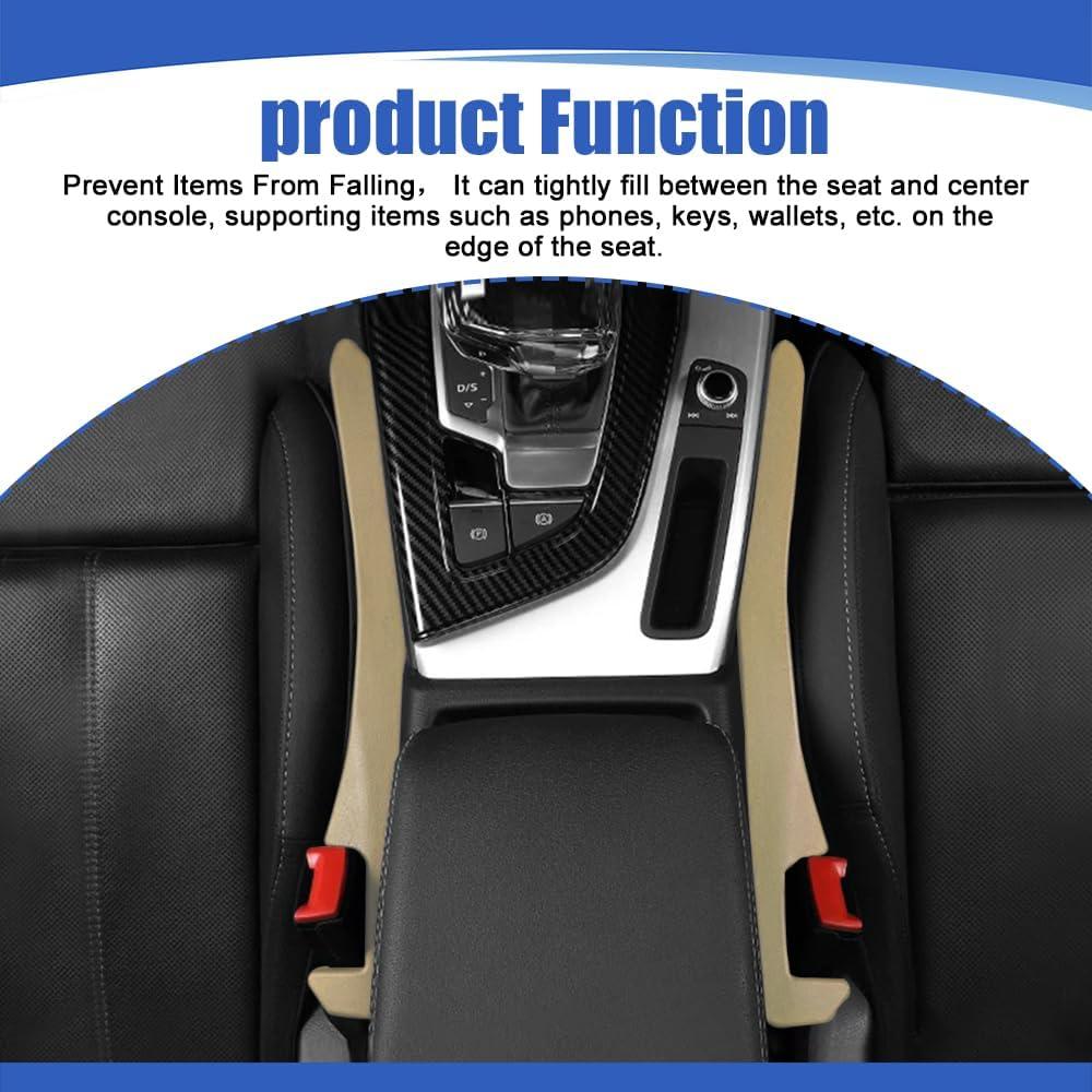 Relleno Espacio Asientos Coche HQRNYP Beige 40x5.5x3.5 cm