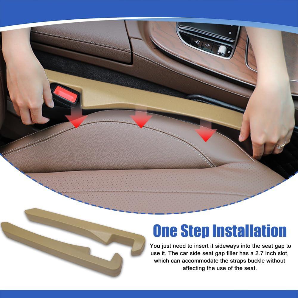 Relleno Espacio Asientos Coche HQRNYP Beige 40x5.5x3.5 cm