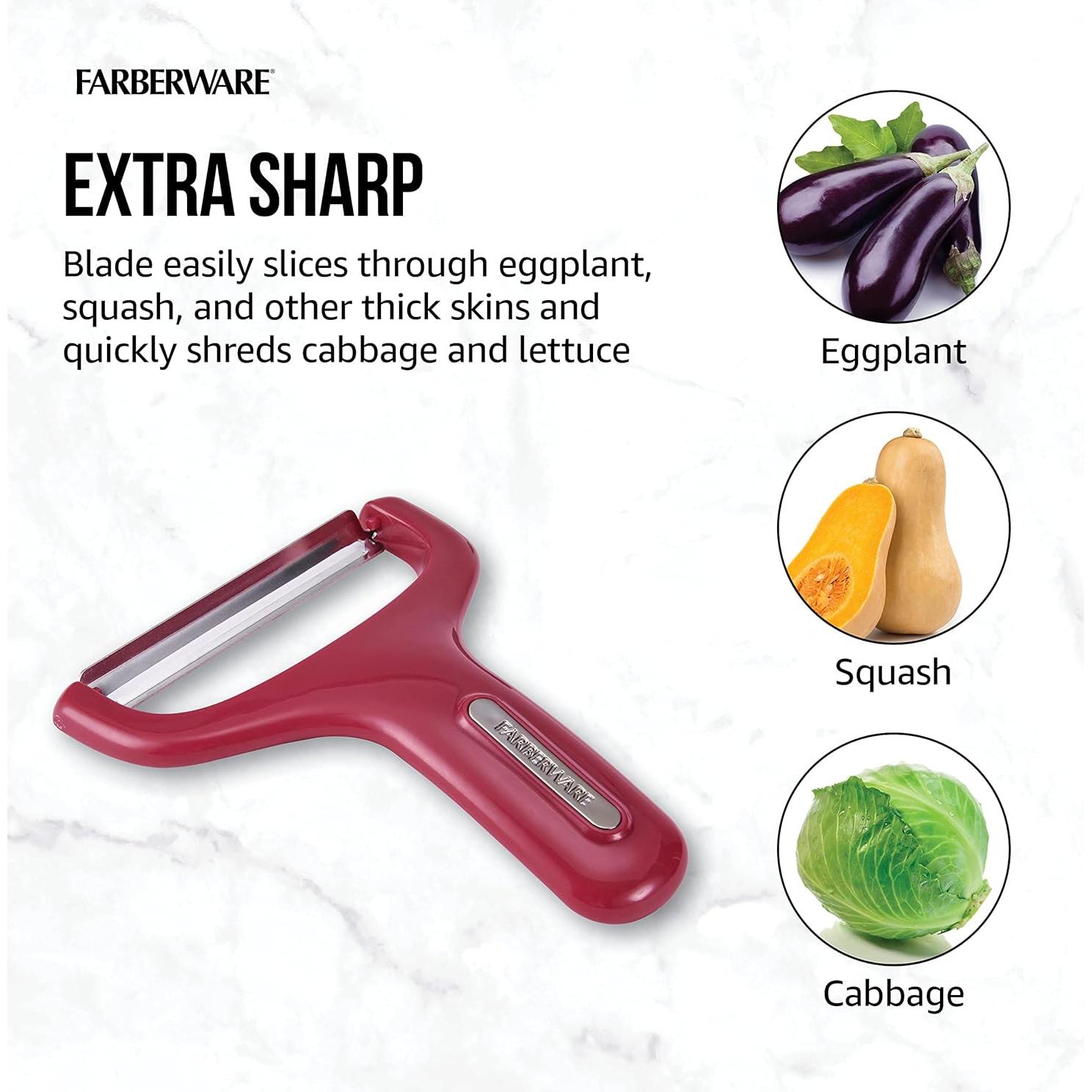 Pelador de Verduras Profesional Farberware Acero Inoxidable Berry