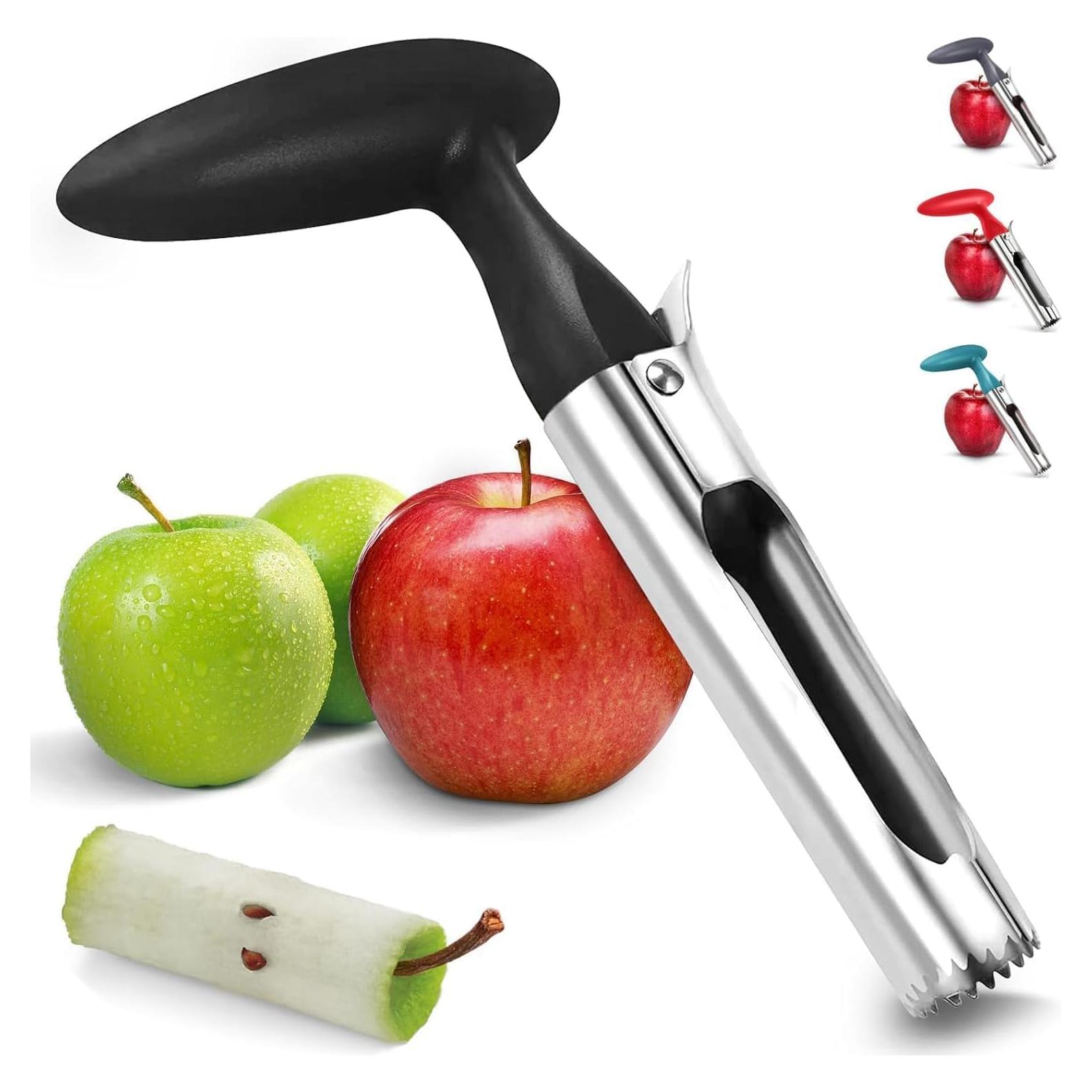 Descorazonador de Manzanas Hzyxgs - Acero Inoxidable Negro