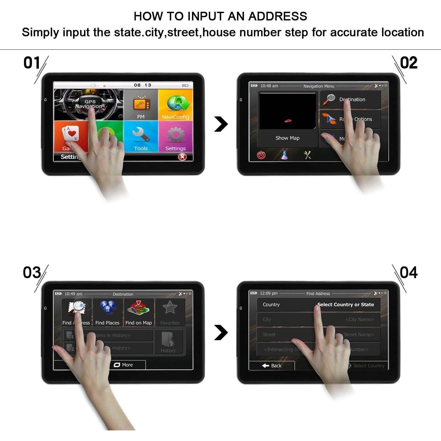 Navegador GPS LONGRUF T20 9" HD con actualizaciones 2025