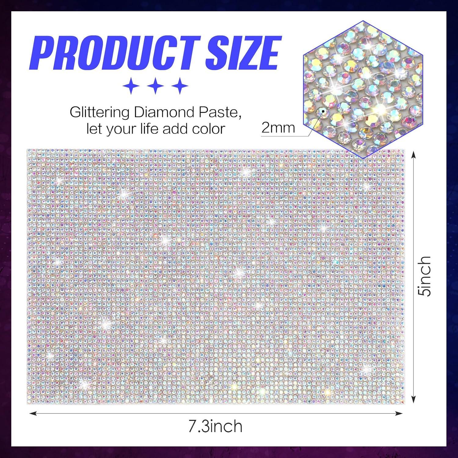 Cubiertas de Rhinestone para Micrófono Remuuly - 3 Pcs 12.5x18.5 cm