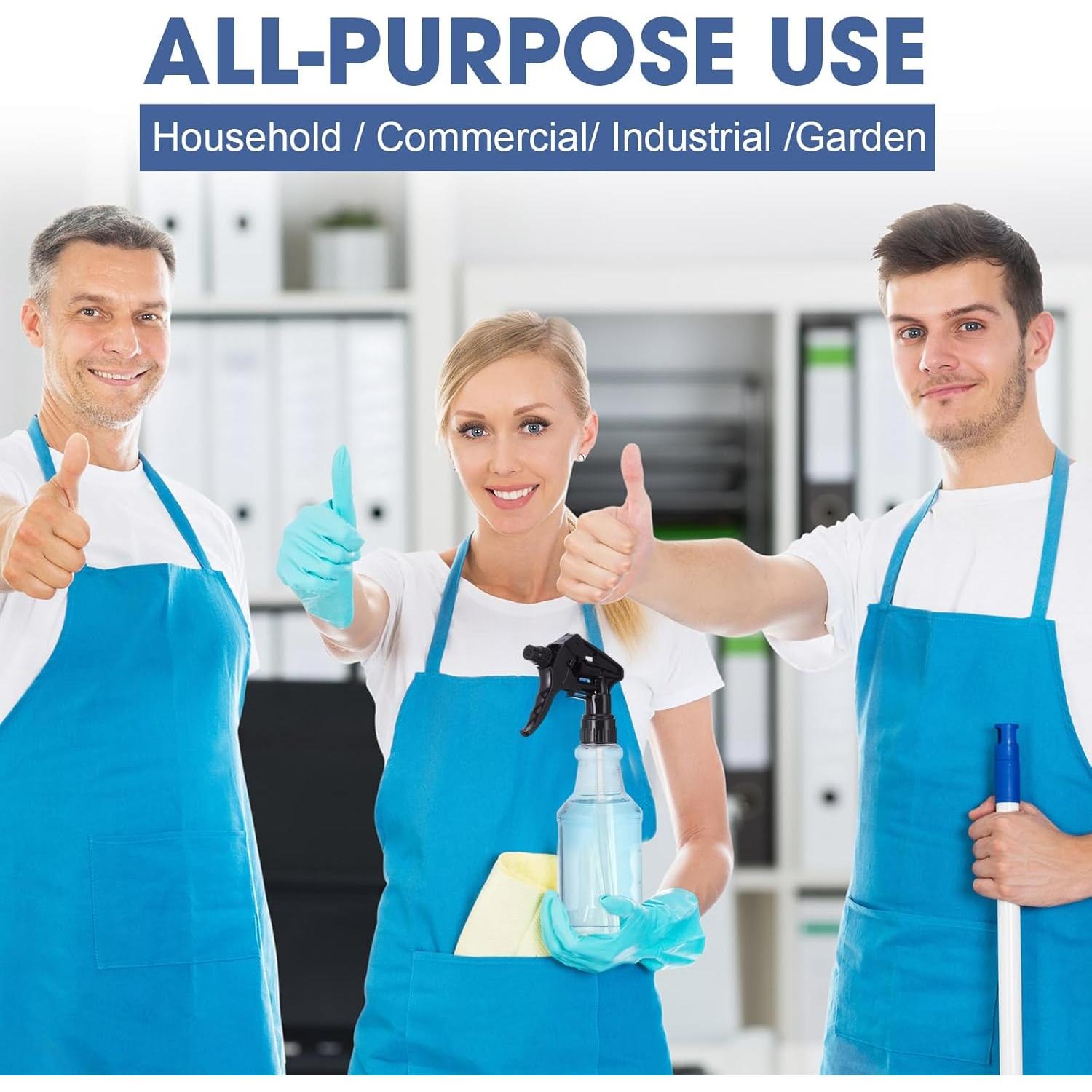 Eccliy 20 Botellas de Spray Vacías 500 ml con Boquilla Ajustable