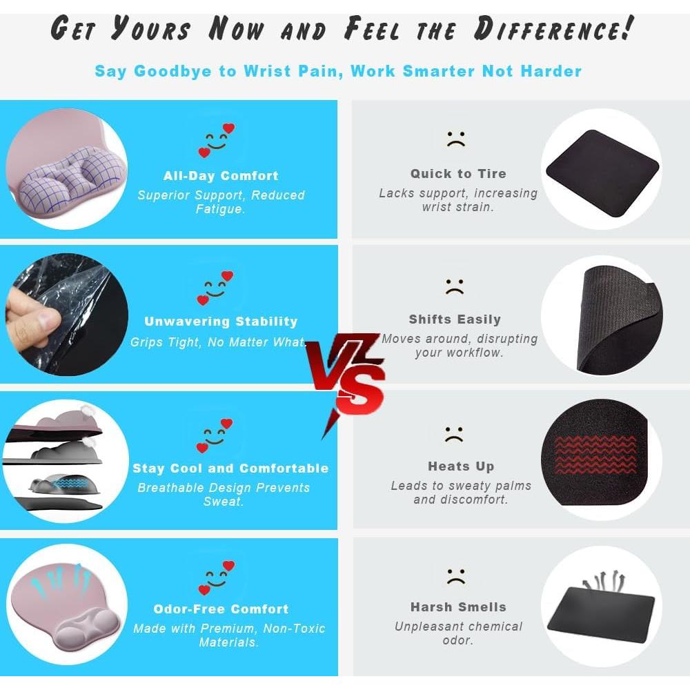 Alfombrilla de Ratón Ergonómica DEMON CHEST con Soporte de Gel