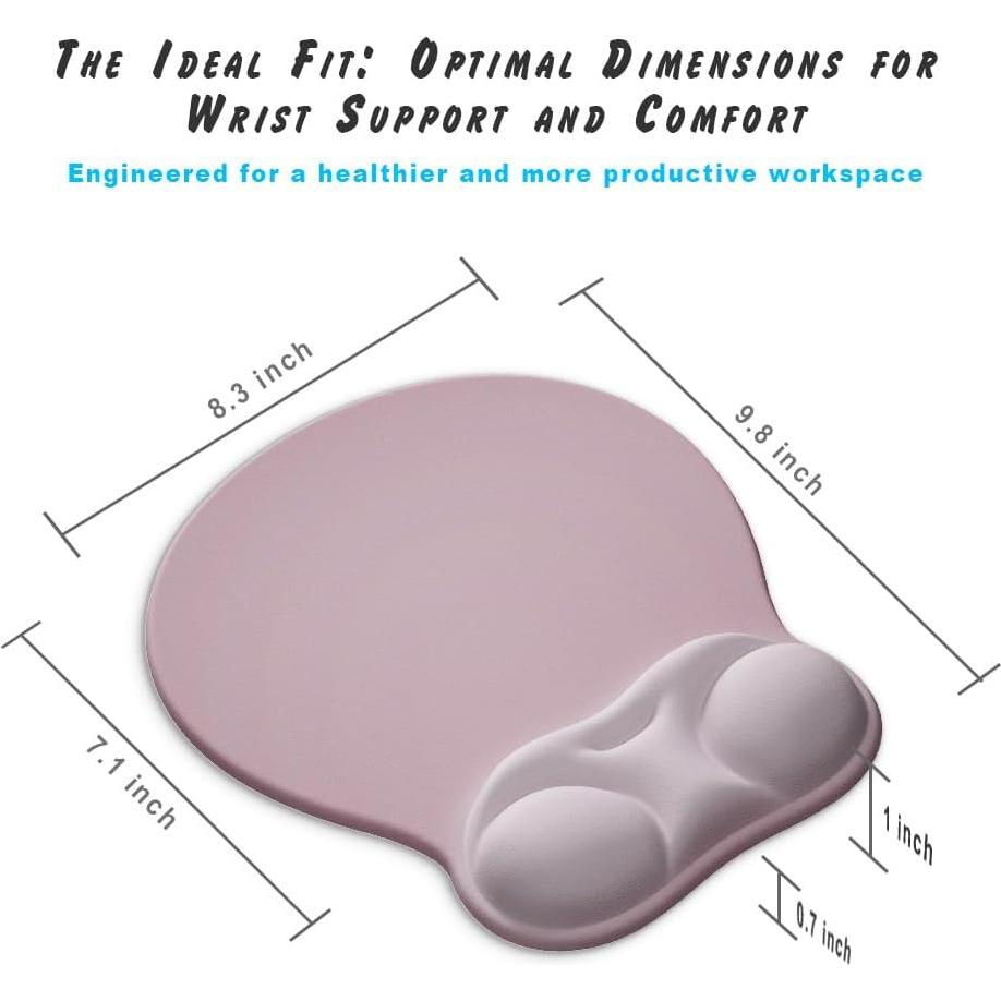 Alfombrilla de Ratón Ergonómica DEMON CHEST con Soporte de Gel