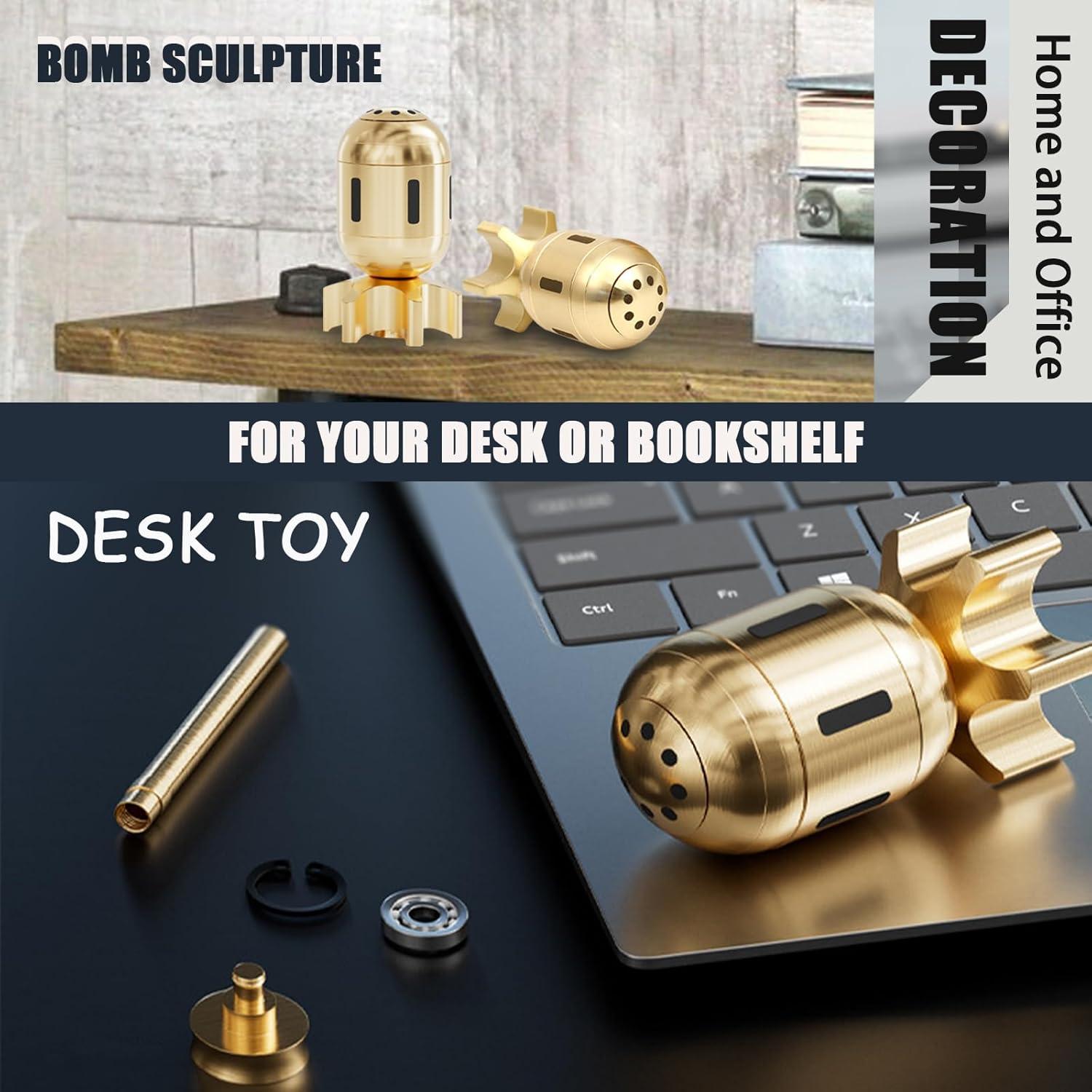 Spinner Antiestrés YJPPDD Bomba Atómica Metálica 198g