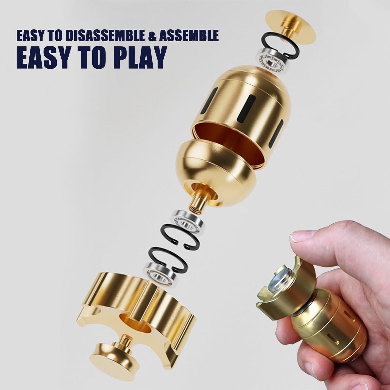 Spinner Antiestrés YJPPDD Bomba Atómica Metálica 198g