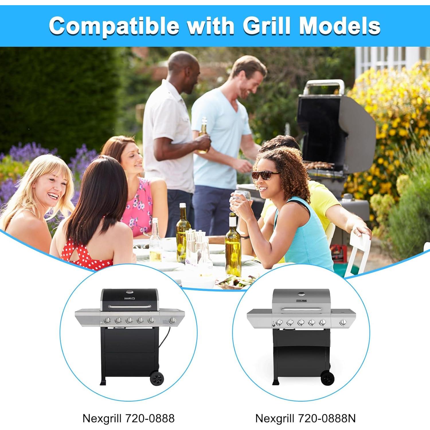 Piezas de Repuesto Grill Nexgrill 720-0888 Kit 5 Quemadores