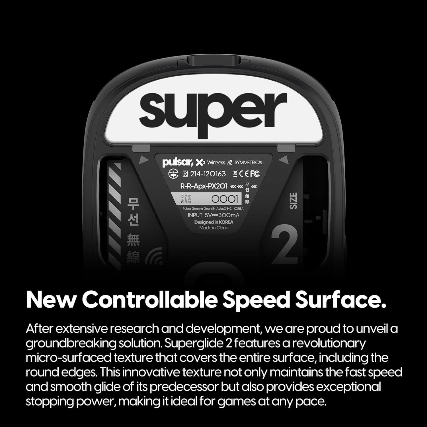 Superglide 2 - Superficie de Velocidad para Ratón Pulsar