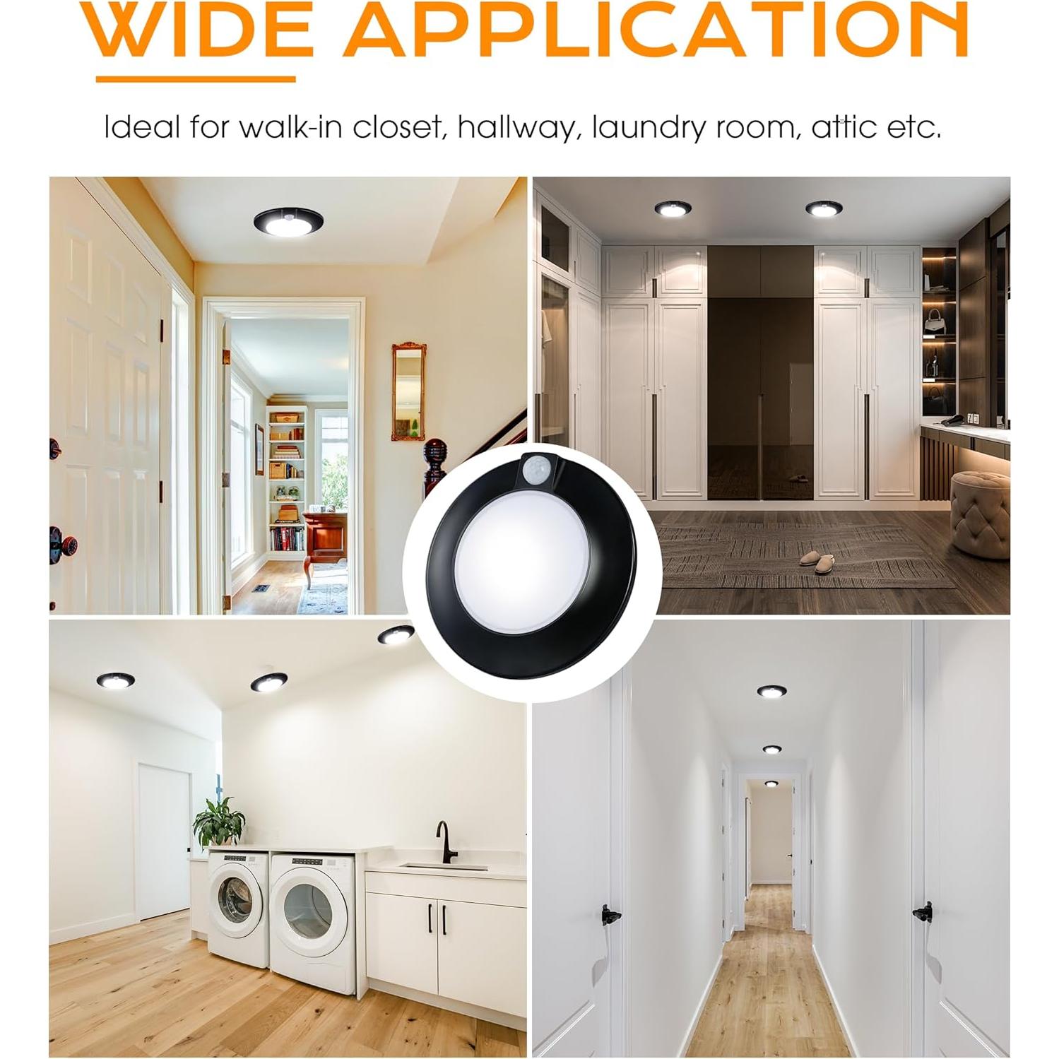 Luz de Techo LED Cloudy Bay con Sensor de Movimiento 10W