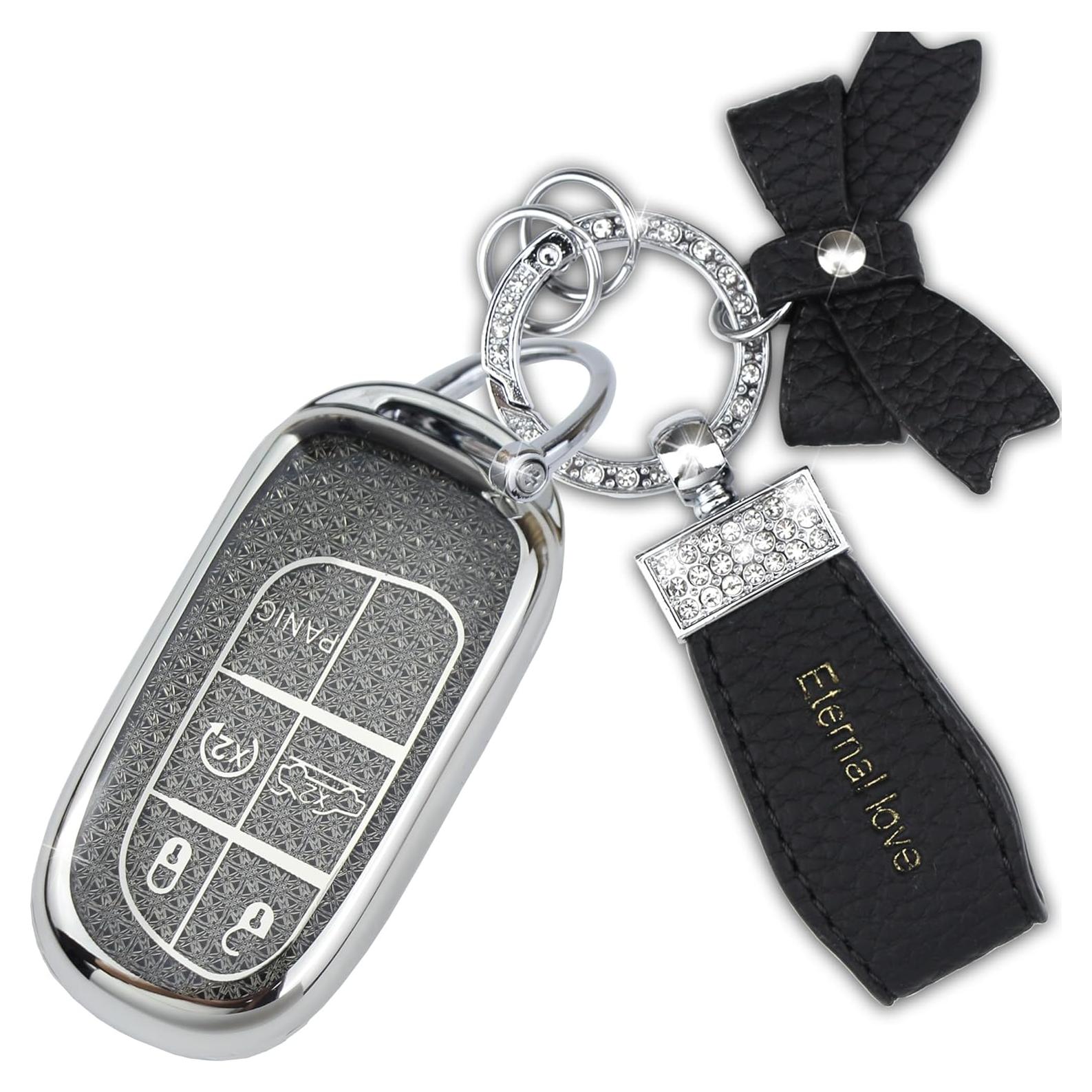 Cubierta de Llave Simocky para Jeep Grand Cherokee - Negro