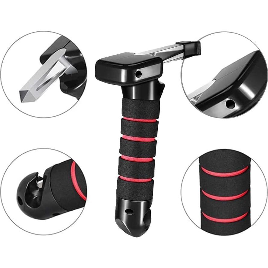 Soporte de Vehículo Coyoohouse 2 Mangos Ergonómicos Rojo