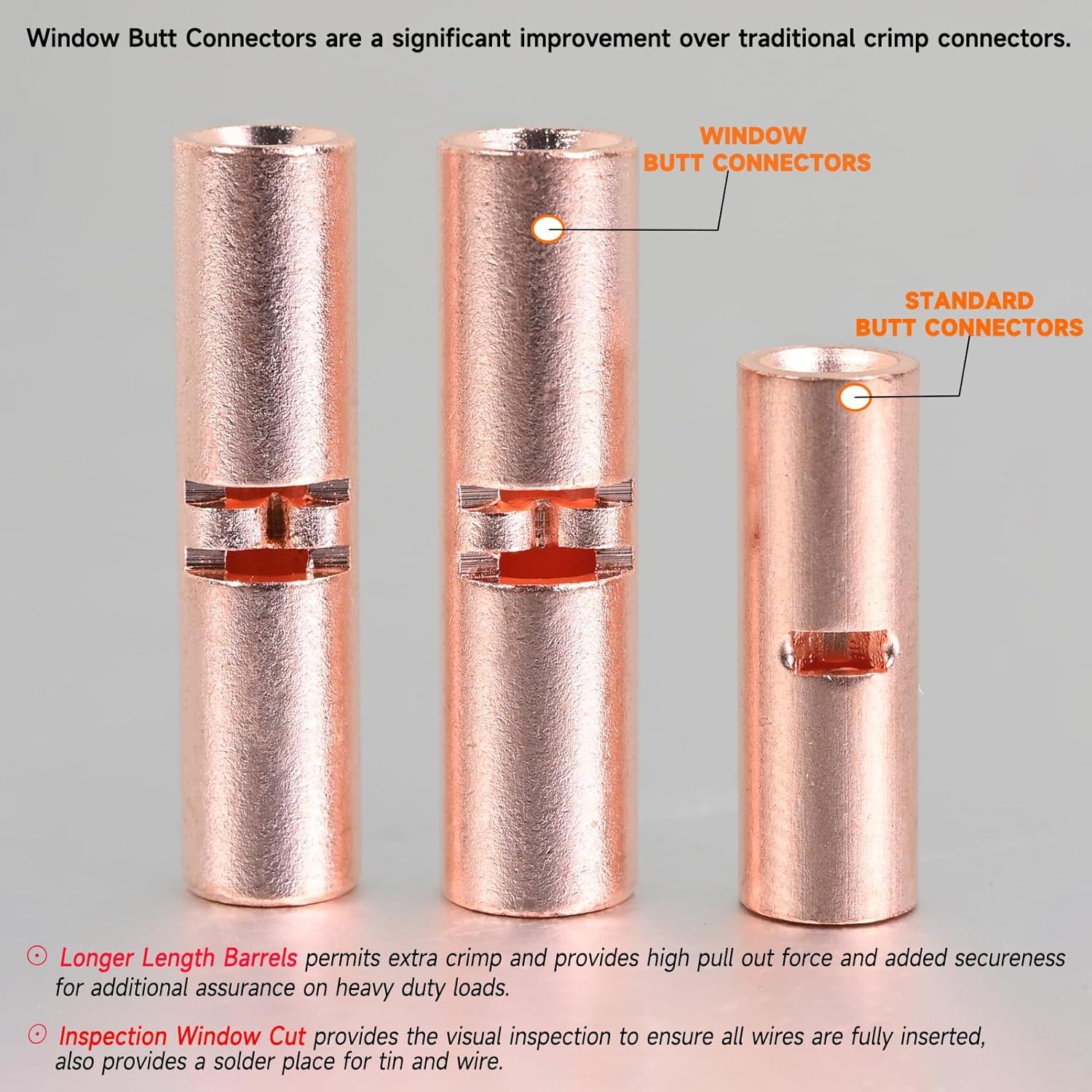 Conectores de Empalme de Cobre Puro SVAAR 12-10 AWG 100PCS