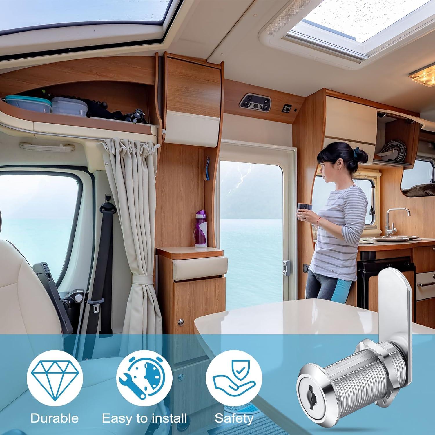 Juego de Cerraduras de Gabinete Kenning 24 Piezas 38mm