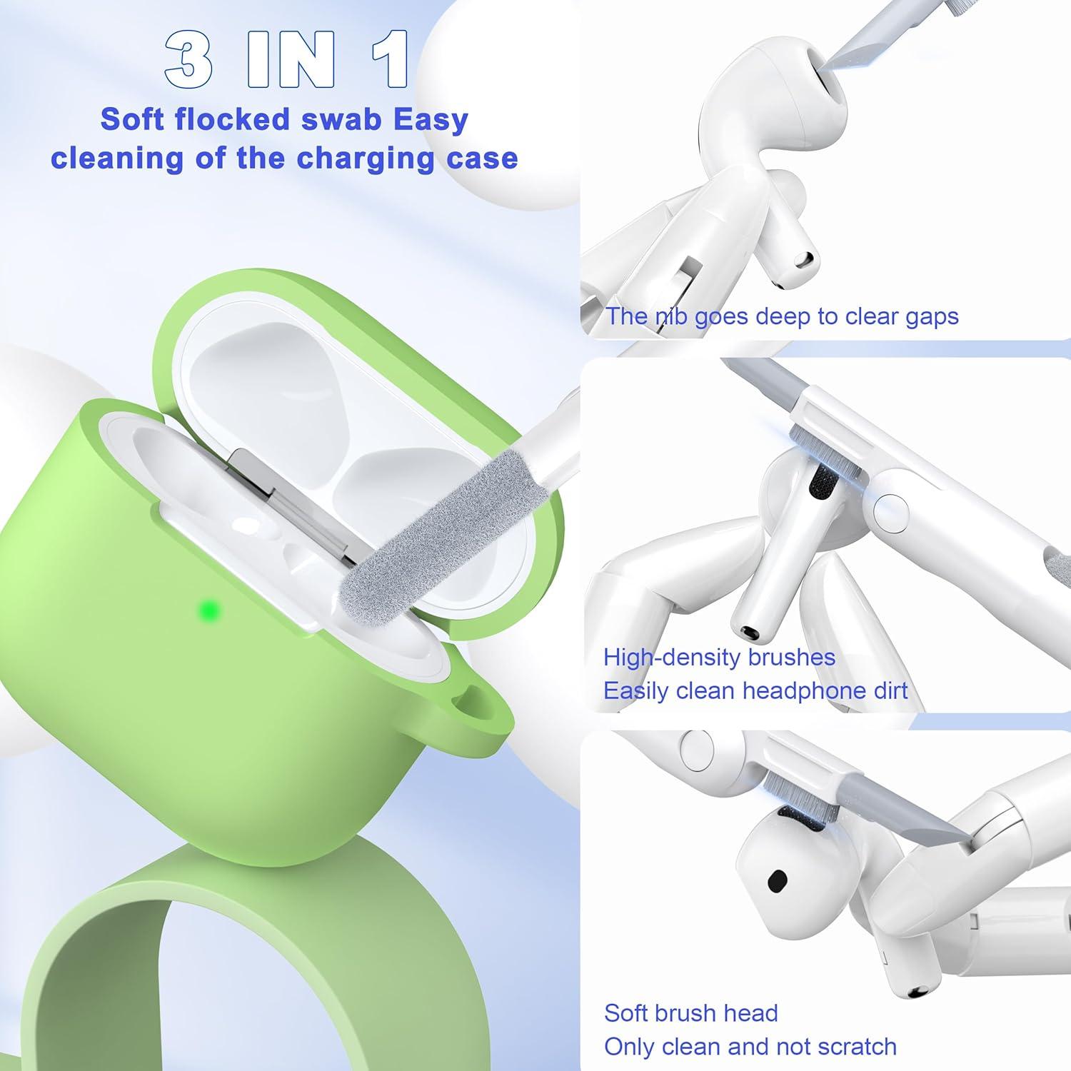 Funda de Silicona para AirPods 4ta Gen MHYALUDO Aguacate