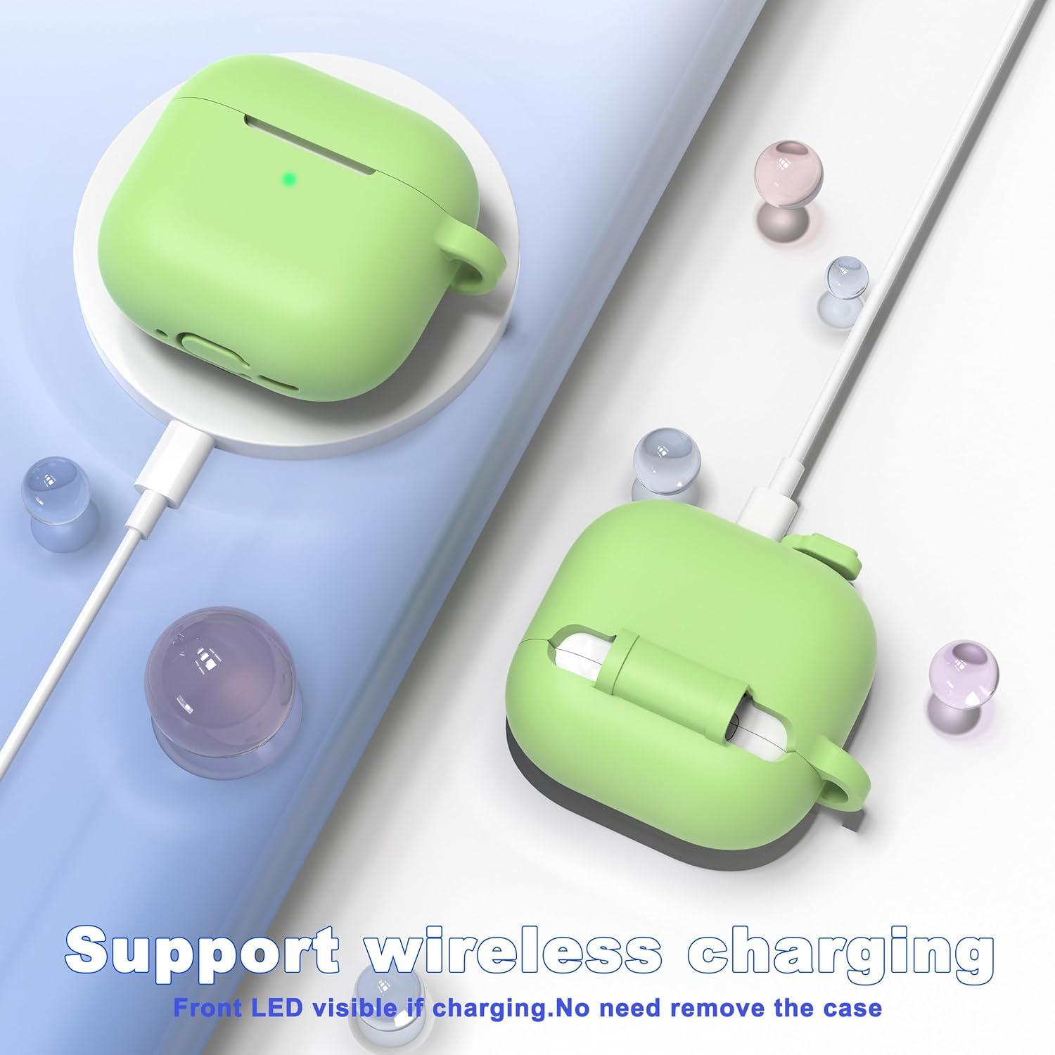Funda de Silicona para AirPods 4ta Gen MHYALUDO Aguacate