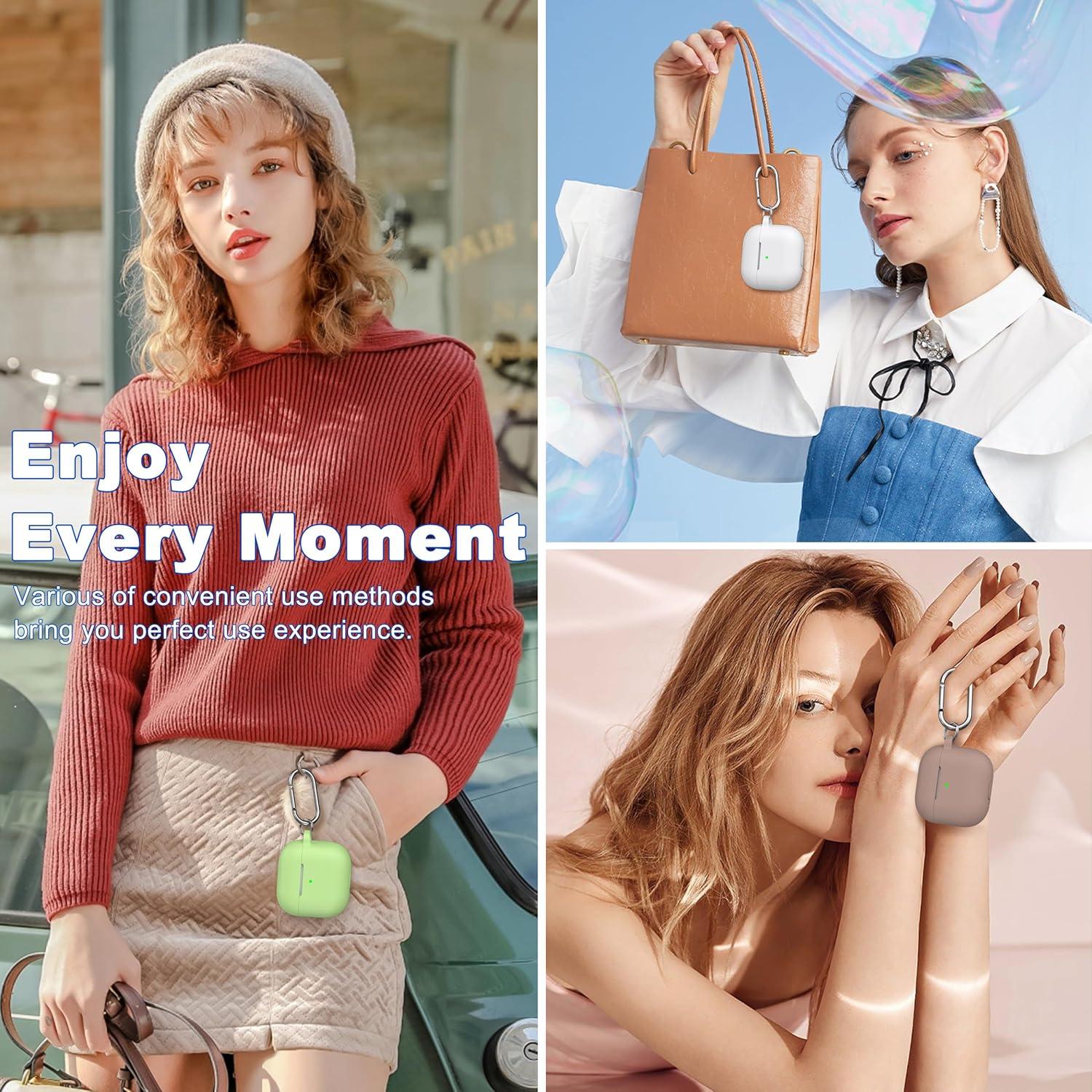 Funda de Silicona para AirPods 4ta Gen MHYALUDO Aguacate