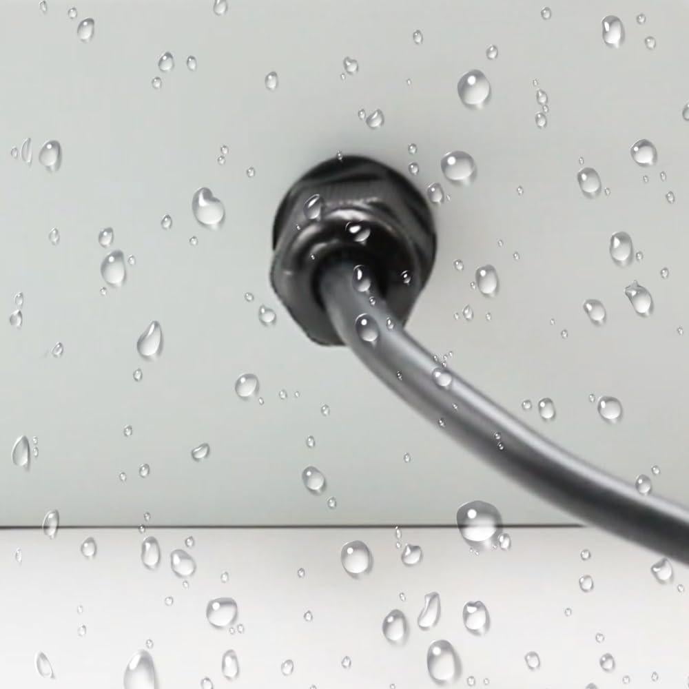 Kit de Conectores de Cable NPT 1/4" 12PCS YQMIGU Impermeables