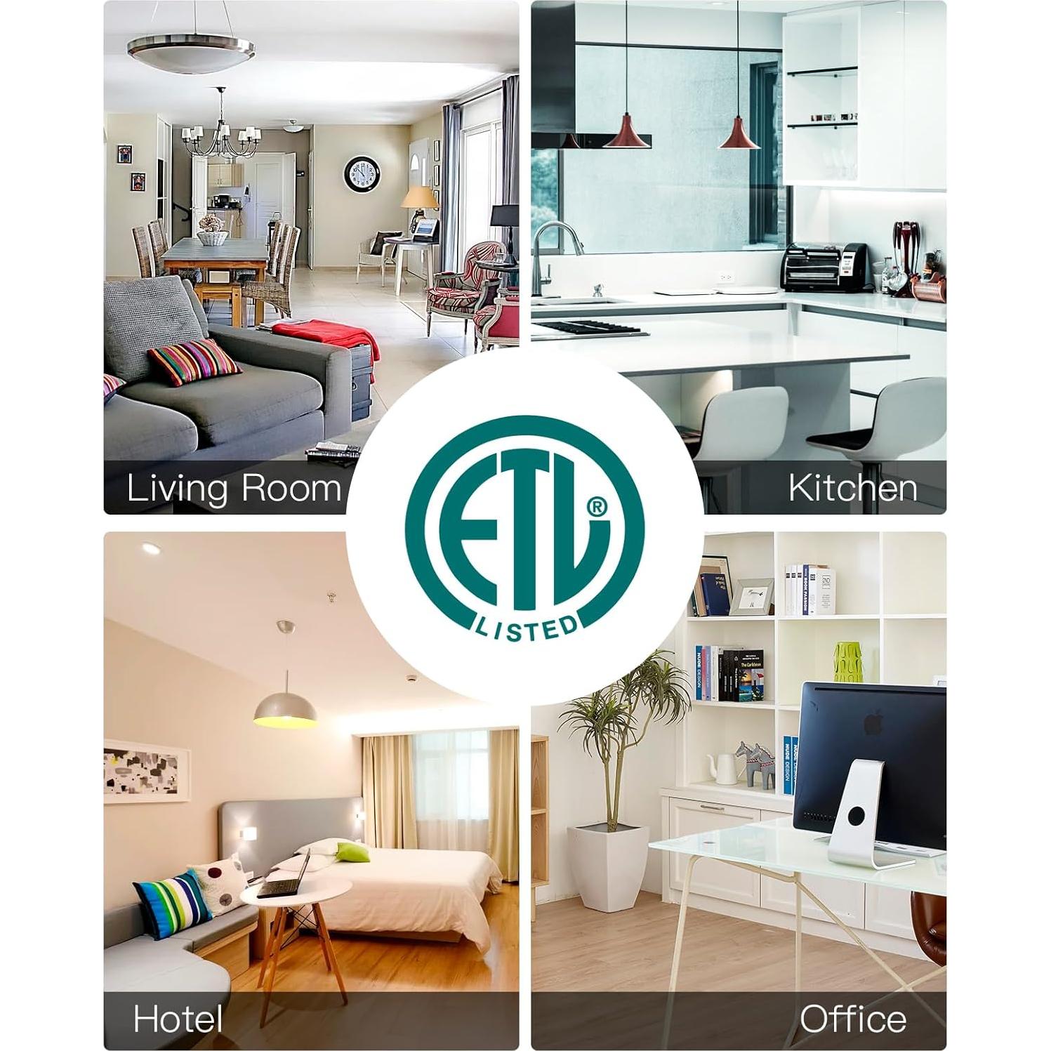 Multi Enchufe Protector de Sobretensión Addtam 12 Salidas USB