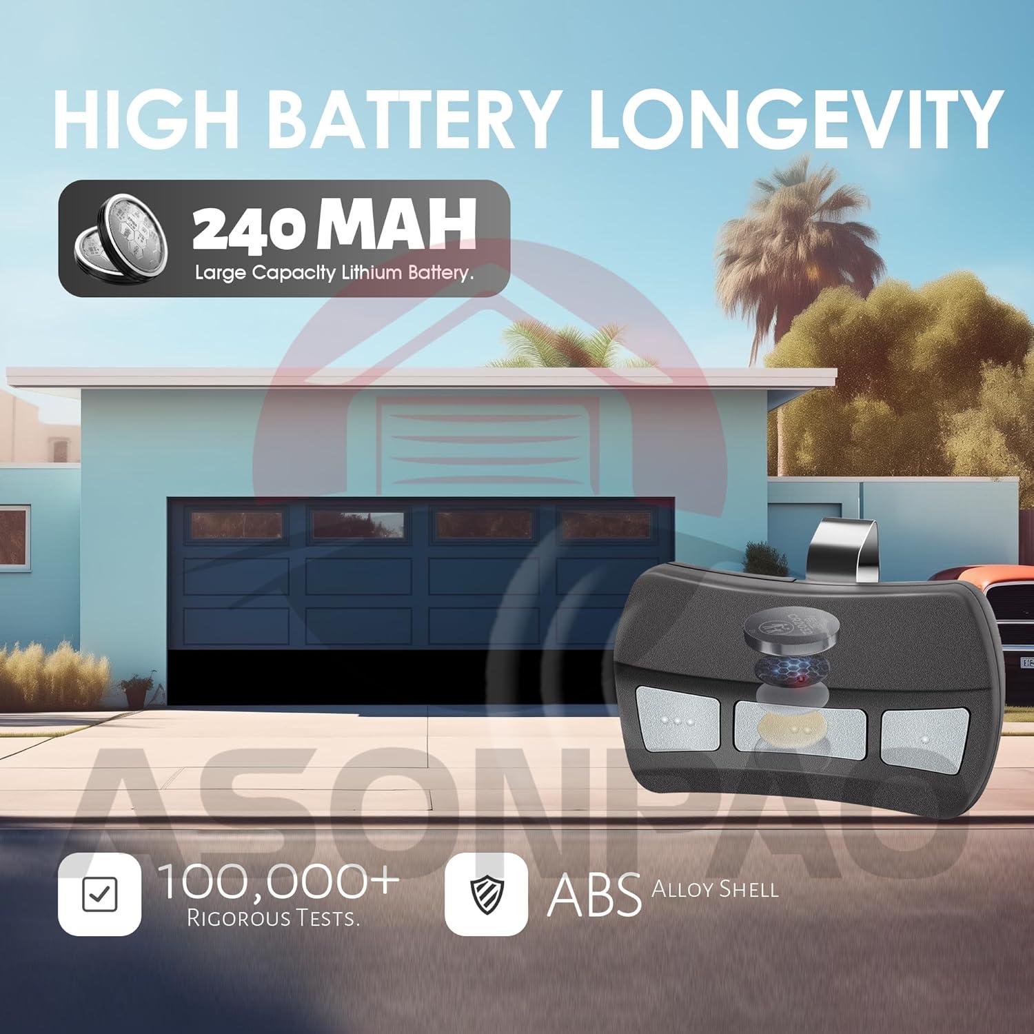 Control Remoto GITR-3 para Puerta de Garaje Genie - 3 Años Garantía