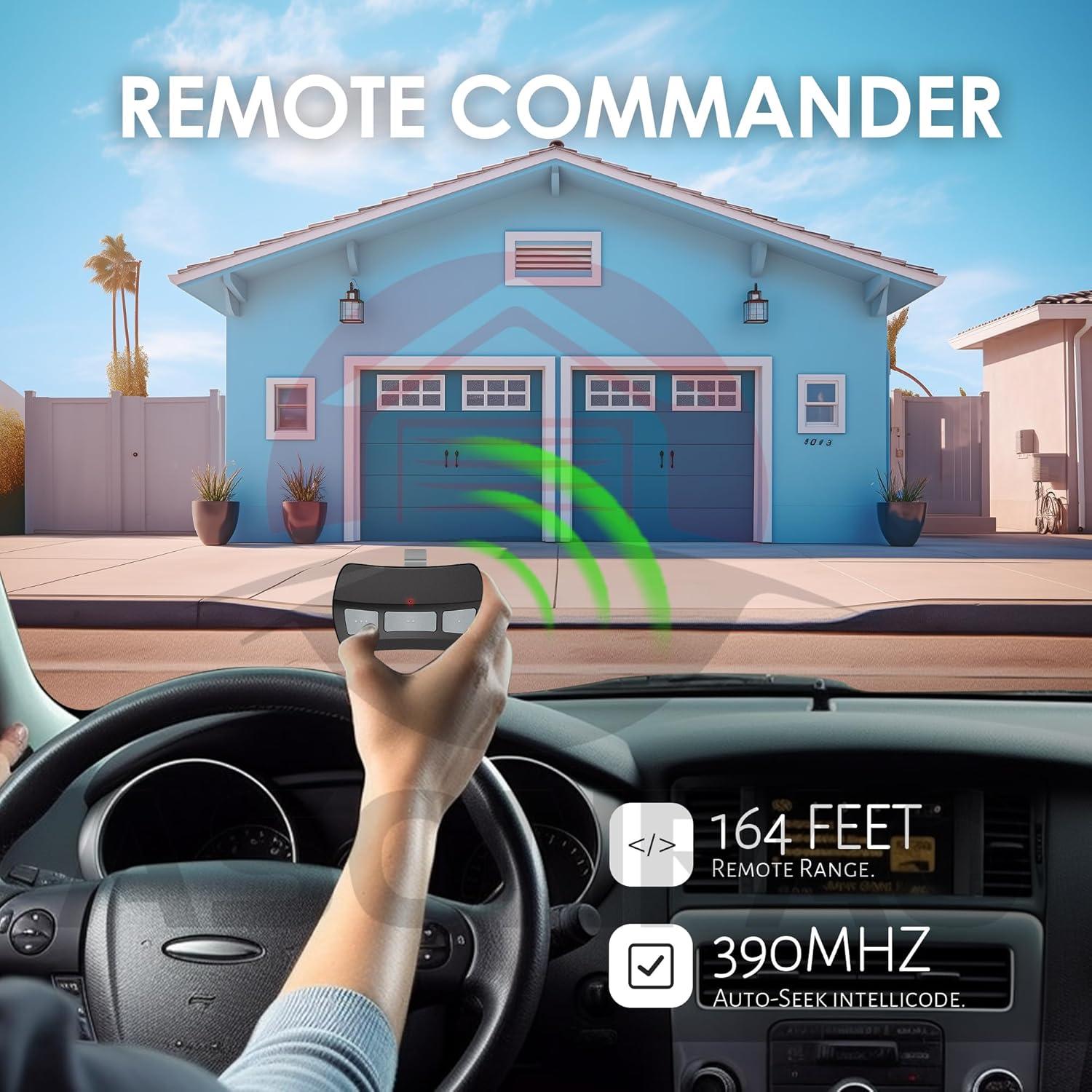 Control Remoto GITR-3 para Puerta de Garaje Genie - 3 Años Garantía