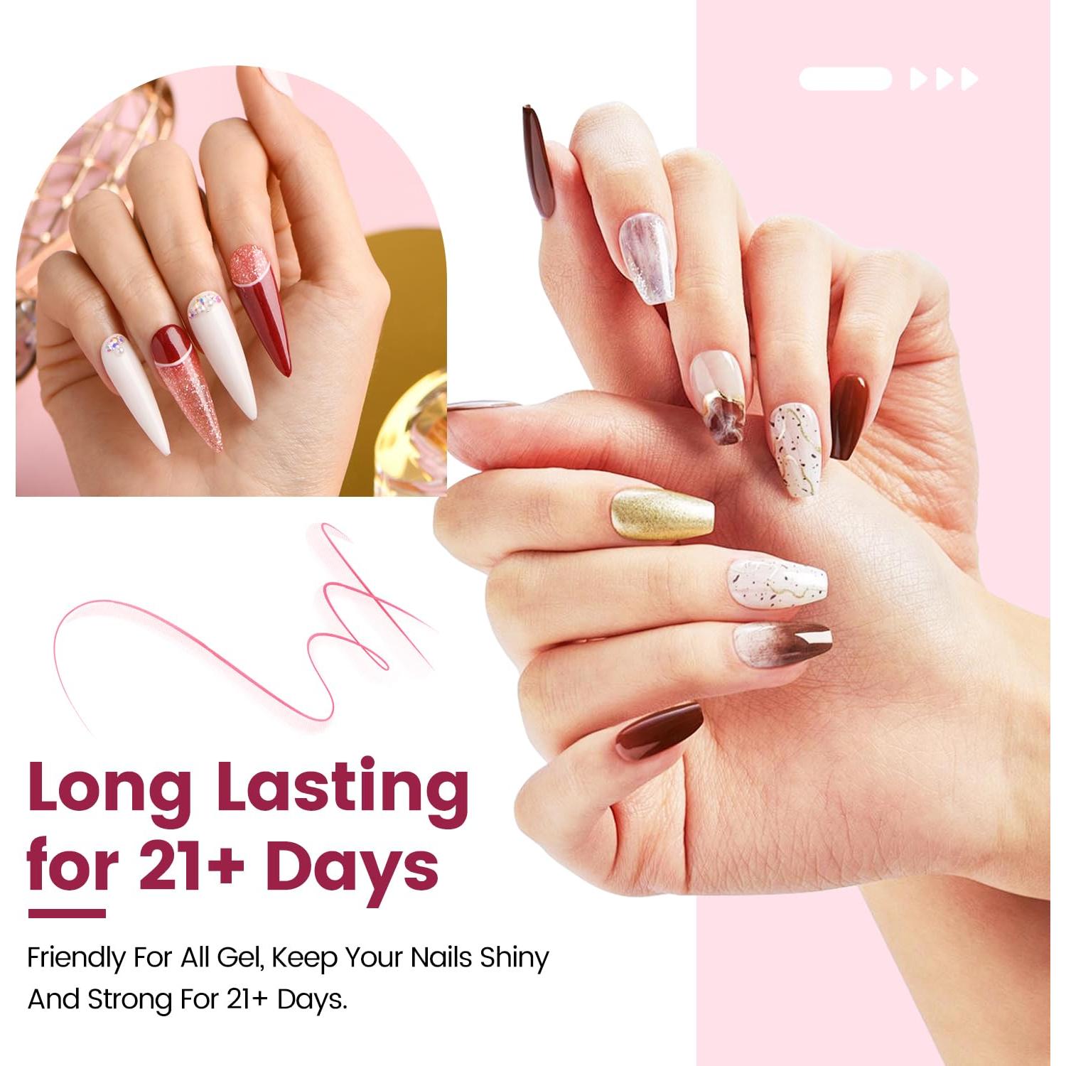 Base Coat Gel JODSONE 15ml Esmalte Uñas Brillante Secado Rápido